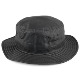 Kangol Beschichteter Fischerhut - Schwarz - M -