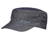 Kangol Denim Army Cap Schirmmütze aus Baumwolle - indigo L/XL -