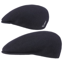 Kangol Herren Damen Mütze Schirmmütze Flatcap Original 504 | Schlägermütze mit Kultstatus 0258BC Schirmmütze Mütze (XXL/62-63 - blau) -