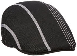 Kangol Herren Schiebermützen Multi Stripe 507, Schwarz, Large -