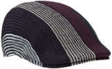 Kangol Herren Schiebermützen Conduit Stripe 507, Multicoloured (Burgundy), Medium -