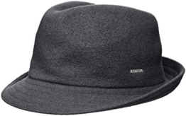 Kangol Herren Trilby Wool Arnold, Gr. Medium (Herstellergröße: Medium), Grau (Dark Flannel) -