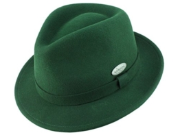 Kangol LiteFelt Hiro Trilby Filzhut Trilby Hut aus Wolle - foliage L/58-59 -