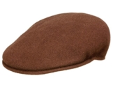 KANGOL ORIGINAL 504 BRAUN Flatcap Schiebermütze Schirmmütze aus Wolle von Kangol M/56-57 -