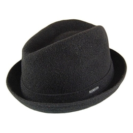 Kangol Player Trilby Filzhut - Schwarz - L -