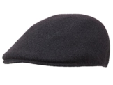 Kangol Seamless Wool 507 Flatcap Schirmmütze Schiebermütze aus Wolle - schwarz M/56-57 -