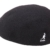 Kangol Seamless Wool 507 Flatcap Schirmmütze Schiebermütze aus Wolle - schwarz M/56-57 - 