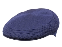 Kangol Ventair 504 Flatcap Schiebermütze Schirmmütze - blau L/58-59 -