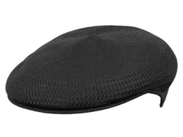 Kangol Ventair 504 Flatcap Schiebermütze Schirmmütze - schwarz XXL/62-63 -