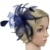 Kapmore Feather Fascinator Haar Clip Braut Headpiece Hochzeit Kopfbedeckungen für Frauen (One Size, Navy) - 