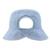 Kenmont Sommer-Frauen großer Rand faltbare Eimer UV-Schutz Sonnenhut Strand Cap (blau) - 