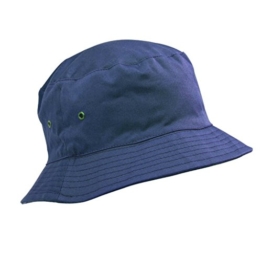 Kindermütze Qualitätsbaumwolle Sommer-Sonnenhut Bucket Hat – Alter 5 bis 11 Jahren, Mädchen & Jungs, verschiedene Farben Gr. 56 cm, königsblau -