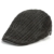 Kuyou Flatcap Gatsby Ivy Cap Schiebermütze Schirmmütze Irish Hunting Hut (Schwarz) -