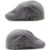 Kuyou Flatcap Schildmütze schieber sportcap Herren Kappe (Grau) - 