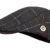 Kuyou Herren Gatsby Mütze Flat Cap Schiebermütze Ivy Kapppe Hüte (Grau/Weiß) -
