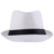La vogue Unisex Panama Hut Fedora Trilby Sonnenhut mit Stoffband (1 weiß) -