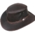 Lederhut mit geflochtenem Hutband in braun und beige, echter Outback-er Hut von Kakadu Australia 2.Wahl -