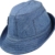leichter Stoffhut mit seitlichen Taschen, Kopfgröße:57;Farben:jeansblau -