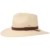 Lierys Big Brim Traveller Panamahut Strohhut Panamastrohhut Hut Sonnenhut Sommerhut Strandhut für Damen Herren Panamahut Fedora mit Lederband Frühjahr Sommer (M/57-58 - natur) -