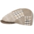 Lierys Capri Bic Patchwork Flatcap Schirmmütze Sportmütze Schiebermütze für Herren Baumwollcap Schiebermütze mit Schirm, mit Futter Frühjahr Sommer (57 cm - beige) -
