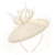Lierys Dianina Fascinator Haarschmuck Anlasshut Damenhut Haarreif für Damen Kinder Anlasshut Hochzeitshut Winter Sommer (One Size - cremeweiß) -