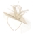 Lierys Dianina Fascinator Haarschmuck Anlasshut Damenhut Haarreif für Damen Kinder Anlasshut Hochzeitshut Winter Sommer (One Size - cremeweiß) - 