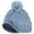 Lierys Jil Beanie Bommelmütze Damenmütze Wollmütze Wintermütze Strickmütze Pudelmütze Mütze für Damen Bommelmütze Strickmütze mit Futter, mit Futter Herbst Winter (One Size - hellblau) - 