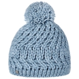 Lierys Jil Beanie Bommelmütze Damenmütze Wollmütze Wintermütze Strickmütze Pudelmütze Mütze für Damen Bommelmütze Strickmütze mit Futter, mit Futter Herbst Winter (One Size - hellblau) -