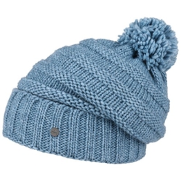 Lierys Jil Oversize Bommelmütze Beanie mit Bommel Strickmütze Wintermütze Wollmütze Damenmütze für Damen Bommelmütze Strickmütze mit Umschlag, mit Futter, Oversize, mit Umschlag, mit Futter, Oversize -