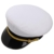 Lierys Kapitänsmütze mit Kordel Schiffermütze für Herren Seefahrermütze Seemannsmütze mit Schirm Winter Sommer (59 cm - weiß) - 