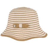 Lierys Maralita Glocke Stoffhut Damenglocke Hut Baumwollhut Schlapphut Sommerhut Sonnenhut für Damen Stoffhut Schlapphut Frühjahr Sommer (One Size - natur) -