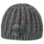 Lierys Mini-Pompon Strickbeanie Beanie Mütze Wollmütze Bommelmütze Wintermütze Alpakamütze für Damen Beanie Wintermütze Herbst Winter (One Size - petrol) -