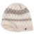 Lierys Mohair Stripes Strickmütze Wintermütze Wollmütze Beanie Damenmütze Skimütze by für Damen Strickmütze Wollmütze mit Futter, mit Futter Herbst Winter (One Size - cremeweiß) - 