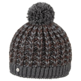 Lierys Multicolor Pudelmütze für Damen Herren Wintermütze Skimütze mit Futter, mit Futter, mit Futter Herbst Winter (One Size - grau) -