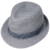 Lierys Superlight Crushable Stofftrilby Hut Stoffhut Trilby Fedora Wollhut Trilbyhut Viskosehut für Damen Herren Trilby Wollhut mit Ripsband, mit Ripsband Winter Sommer (M/56-57 - grau) - 