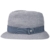 Lierys Superlight Crushable Stofftrilby Hut Stoffhut Trilby Fedora Wollhut Trilbyhut Viskosehut für Damen Herren Trilby Wollhut mit Ripsband, mit Ripsband Winter Sommer (M/56-57 - grau) - 