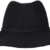 Loevenich Damen Filz Fedora Filzhut mit Krempe und modischem Ethnoband, Farbe: Schwarz -