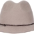 Loevenich Damen Filz Fedora Filz-Hut mit modischem Flechtband, Farbe: Beige - 