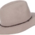 Loevenich Damen Filz Fedora Filz-Hut mit modischem Flechtband, Farbe: Beige - 