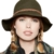 Loevenich Damen Filz Flapper Schlapphut mit Ethnoband, Farbe: Camel - 