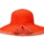 Loevenich SZ-12BRT Damen Hut Flapper Schlapphut aus Stroh - orange One Size - 