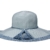 Loevenich SZ-12BRT Damen Hut Flapper Schlapphut aus Stroh - blue One Size - 