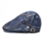 MAGIC UNION Unisex Stickerei Design Denim Jeans Flatcap Schiebermütze Gatsby Cap Golfermütze Schirmmütze - 