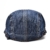 MAGIC UNION Unisex Stickerei Design Denim Jeans Flatcap Schiebermütze Gatsby Cap Golfermütze Schirmmütze - 