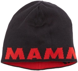 Mammut Erwachsene Beanie Logo, Black-Inferno, One Size, 1090-04890-0575-1 -