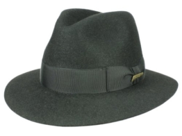 Mayser Classic Indiana Jones Fedora Filzhut - schwarz 58 -