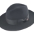 Mayser Fedora Haarhut Atos schwarz 59 -