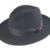 Mayser Fedora Haarhut Atos schwarz 59 -