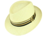 Mayser Ferry Panamahut Strohhut Trilby Hut mit UV-Schutz aus Stroh - natur 57 -