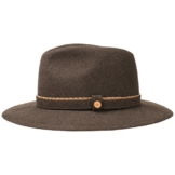 Mayser Gustav Trekkinghut Fedora Trekkinghüte (60 cm - braun) -